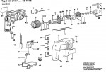 Bosch 0 603 241 742 SB 400-E Percussion Drill 220 V / GB Spare Parts SB400-E